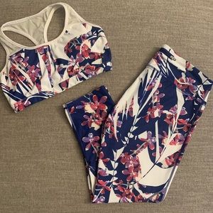 Fabletics Sports Bra and Legging Set
